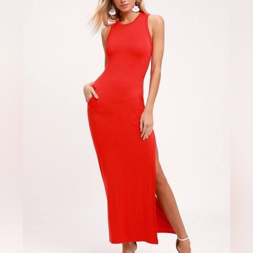 Lulus sporty maxi dress